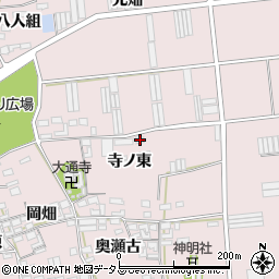 愛知県田原市堀切町寺ノ東26周辺の地図