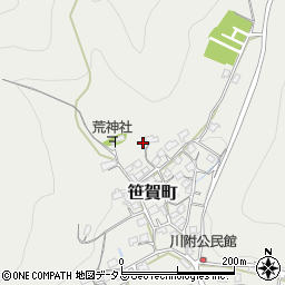 岡山県井原市笹賀町1081周辺の地図