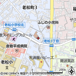 ヤクルト岡山県西部販売株式会社周辺の地図