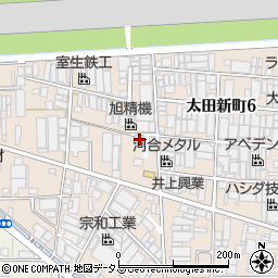 大阪府八尾市太田新町4丁目62周辺の地図