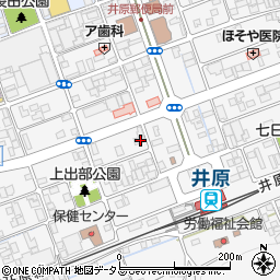 岡山県井原市上出部町615周辺の地図