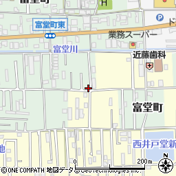 奈良県天理市富堂町168-6周辺の地図
