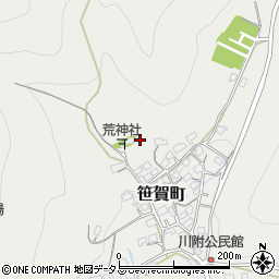 岡山県井原市笹賀町1074周辺の地図