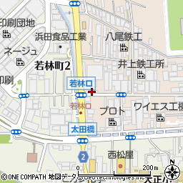大阪府八尾市太田新町1丁目303周辺の地図