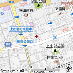 岡山県井原市上出部町493周辺の地図