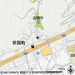 岡山県井原市笹賀町363周辺の地図