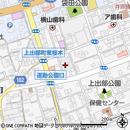 岡山県井原市上出部町501周辺の地図