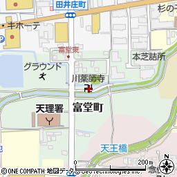 奈良県天理市富堂町98周辺の地図