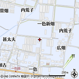 愛知県田原市和地町一色新畑周辺の地図