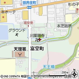 奈良県天理市富堂町97周辺の地図