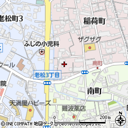 岡山県倉敷市稲荷町5-36周辺の地図