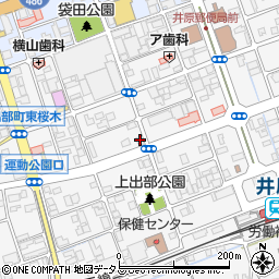 岡山県井原市上出部町484周辺の地図