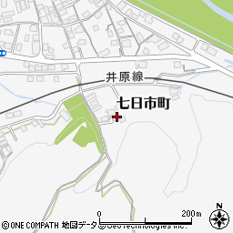 岡山県井原市七日市町729周辺の地図