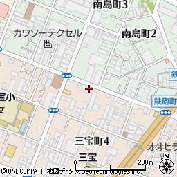 ＮＰＣ２４Ｈ堺三宝町パーキング周辺の地図