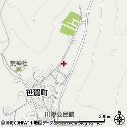 岡山県井原市笹賀町1204周辺の地図