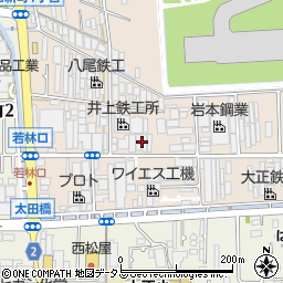 大阪府八尾市太田新町1丁目285周辺の地図
