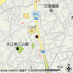 ａｐｏｌｌｏｓｔａｔｉｏｎセルフ西阿知ＳＳ周辺の地図
