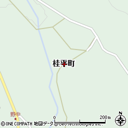 島根県益田市桂平町周辺の地図