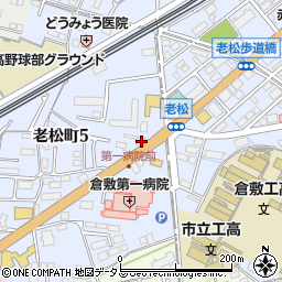 トヨタレンタリース岡山倉敷営業所周辺の地図