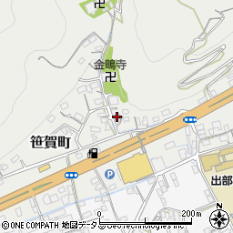 岡山県井原市笹賀町370周辺の地図