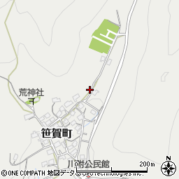 岡山県井原市笹賀町1180周辺の地図