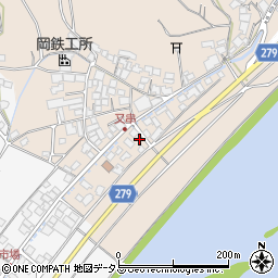 岡山県倉敷市船穂町水江1389周辺の地図