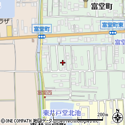 奈良県天理市富堂町147-5周辺の地図