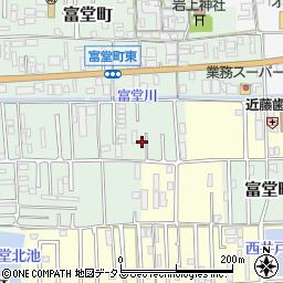 奈良県天理市富堂町162周辺の地図