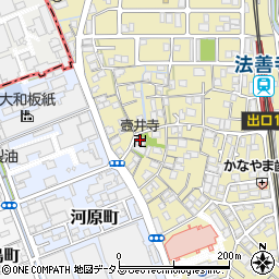 壼井寺周辺の地図