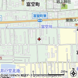 奈良県天理市富堂町159周辺の地図