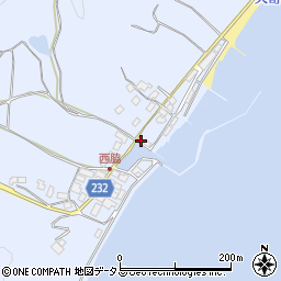 岡山県瀬戸内市牛窓町鹿忍6888周辺の地図