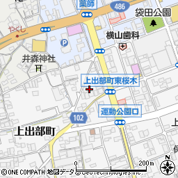 岡山県井原市上出部町397周辺の地図