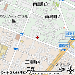 大阪府堺市堺区南島町2丁54周辺の地図