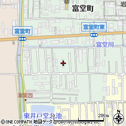 奈良県天理市富堂町153周辺の地図