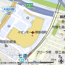 ふわりぃ　堺鉄砲町店周辺の地図