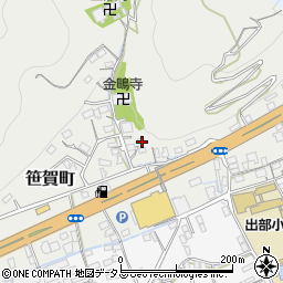 岡山県井原市笹賀町371周辺の地図