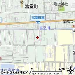 奈良県天理市富堂町159-1周辺の地図