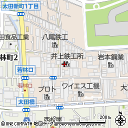 大阪府八尾市太田新町1丁目252周辺の地図