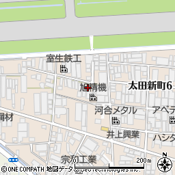 大阪府八尾市太田新町4丁目50周辺の地図