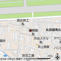 大阪府八尾市太田新町4丁目49周辺の地図