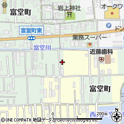 奈良県天理市富堂町169周辺の地図