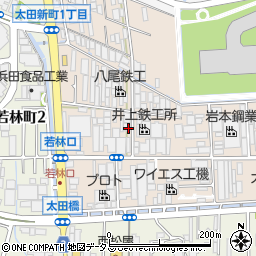 大阪府八尾市太田新町1丁目249周辺の地図