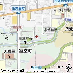 奈良県天理市富堂町68周辺の地図