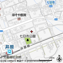 岡山県井原市七日市町190周辺の地図