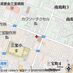 読売新聞　堺西ＹＣ周辺の地図