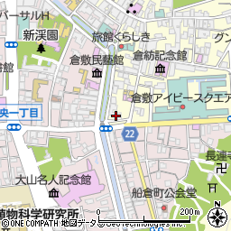 廣榮堂 倉敷雄鶏店周辺の地図
