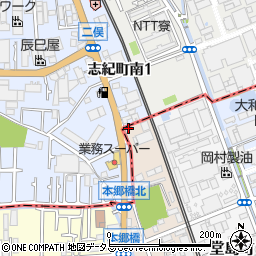 株式会社ダイキマテリアル　大阪集荷センター周辺の地図