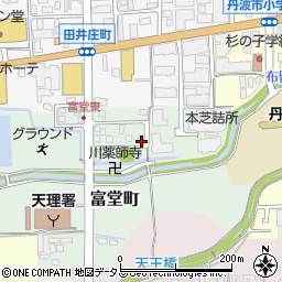 奈良県天理市富堂町76-36周辺の地図