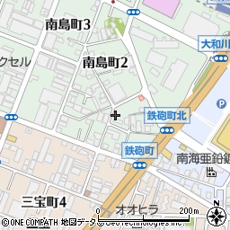大阪府堺市堺区南島町1丁5周辺の地図