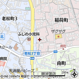 倉敷市　倉敷労働会館周辺の地図